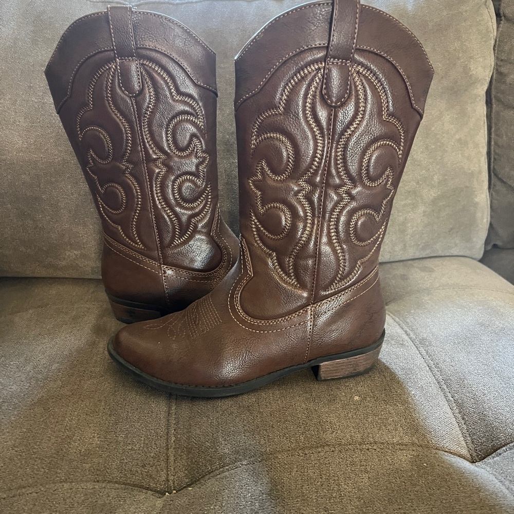 Cat & Jack Dark Brown Boots